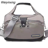 Weiyinxing Shoulder Women's Bag Waterproof Handbag Large Capacity Crossbody Bag Fashion lady Handle Bag Multifunction Purse 911