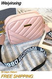 Weiyinxing Fashion Women's Small Crossbody Bag PU Leather Messenger Bag Zipper Handbag Purse Summer Travel Bag for Female