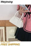 Weiyinxing Pink Small Square Women Clutch Purse Handbags New Simple Ladies Messenger Bag Solid Color Female Shoulder Crossbody Bags