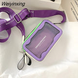 Weiyinxing Women's Bag 2023 Trend Flap Lady Crossbody Bags For Women Summer Woman Messenger Purse Jelly Women's Shoulder Bag