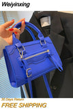 Weiyinxing Trendy Handbag Female Summer 2023 Fashion Motorcycle Style Crossbody Bag Advanced Texture Versatile Personality Shoulder Bag