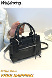 Weiyinxing Trendy Handbag Female Summer 2023 Fashion Motorcycle Style Crossbody Bag Advanced Texture Versatile Personality Shoulder Bag