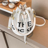 Weiyinxing YIDE 2023 New Bucket Shoulder Crossbody Bags Women Handbags and Purse 2023 New Lady's Messenger Bags High Quality Women Bag