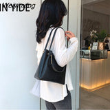 Weiyinxing Alligator Bucket Bag For Women PU Leather Shoulder Bag Big Capacity Crossdbody Bag Fashion Messenger Bag Luxury Lady Handbag