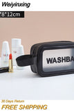 Weiyinxing Women Travel Storage Bag Cosmetic Bag Makeup Bag Travel Organizer Bags Waterproof Washbag Transparent Cosmetic Cases