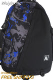 Weiyinxing Capacity Men Graffiti Backpack Camouflage Laptop Book Boy School Bag Female Fashion Women Cool Student Backpack Male Travel