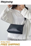 Weiyinxing Quality Cool Girls Hobos Underarm Bags All Match Black Shoulder Bags for Women Female Simple Chain Crossbody Bag Handbags