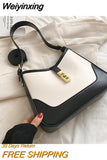 Weiyinxing Designer Bags Fashion Women PU Leather Shoulder Underarm Bag Brand Female Handbags Purses Trend New Travel Crossbody Bag