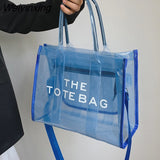Weiyinxing Luxury Designer Handbag Fashion Pvc Brand Tote Bag Party Travel Shoulder Crossbody Bags Black White Green Blue Purple Red