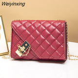 Weiyinxing Arrival Fashion Women's Small Crossbody Bag PU Leather Messenger Bag Zipper Handbag Purse Summer Travel Bag for Female