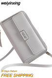 weiyinxing Women Shoulder Strap Bag Multifunction Long Wallet Fashion Tassel HandBag Hasp Card Holder Ladies Small Crossbody Cell Phone Bag
