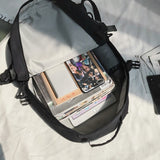 weiyinxing Waterproof nylon Women Backpack Female Large capacity buckle backpack Unisex schoolbag Laptop Backpacks Travel Mochila