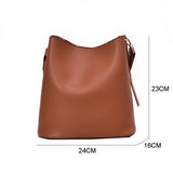 weiyinxing wide strap bucket bag designer women shoulder bags luxury pu crossbody bag large capacity messenger bag simply purse 2023