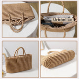 weiyinxing Large Capacity Tote Straw Bags Handmade Woven Women Handbags Summer Beach Basket Bag Lady Travel Bali Big Purses 2023