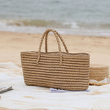 weiyinxing Large Capacity Tote Straw Bags Handmade Woven Women Handbags Summer Beach Basket Bag Lady Travel Bali Big Purses 2023