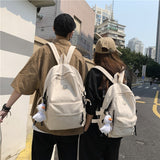 Weiyinxing Multi-Pocket Female Backpack Book School Bag for Teenage Girls Boys Student Women's Travel Rucksack Small Or Big Size