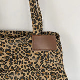 Weiyinxing Women Bag Woman Handbags Leopard Casual Tote Shopping Bag Vintage One Shoulder Bags Women Handbags Fashion 2023 Casual