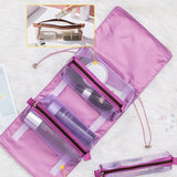 Weiyinxing in 1 Travel Makeup Bag Organizer Portable large storage Multifunctional organizer for suitcase top loader wash Cosmetic bag