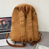 Weiyinxing Cool Girl Boy Canvas Green Laptop Student Bag Trendy Women Men College Bag Female Backpack Male Lady Travel Backpack Fashion
