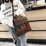 weiyinxing Pu Leather Women Backpack High Quality Backpacks Fashion School Bag College Girl Backpack Shoulder Bags Mochila Feminina