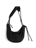 Weiyinxing canvas bag Korean simple Oxford cloth cross-body bag commuting large capacity dumpling bag ladies bag