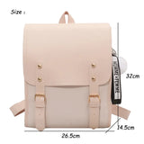 Weiyinxing Women Backpack 2023 Travel Large Backpacks PU Leather Handbag School Bag for Teenage Girls Women's Bag Female Book Bag Mochila