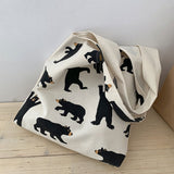 Weiyinxing Large Capacity Canvas Tote Shoulder Bag Fabric Cotton Cloth Reusable Shopping for Women 2023 Beach Handbags Shopper Bags