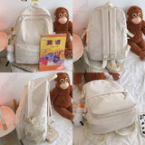 Weiyinxing Girl Fashion waterproof Bag Women Kawaii Trendy College Student Backpack Lady Cute School Bag Female Cool Book Backpack