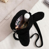 Weiyinxing Japanese Girls Style Kawaii Bag Cartoon Cute Plush Shoulder Bags For Woman New Small Crossbody Packs Female Phone Purse