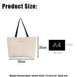 Weiyinxing 2023 Shopper Women's Bag Canvas Tote Pack Female Handbags Casual Environmental Storage Reusable Large Beach Shoulder Bags