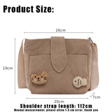 Weiyinxing Winter Fashion Women Bags Corduroy Mini Phone Pouch Classic Messenger Bag Solid Color Simple Shopping Crossbody Pack