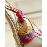 Weiyinxing Fashion Rattan Women Shoulder Bags Paper Woven Female Handbags Large Capacity Summer Beach Straw Bag Casual Tote Purses