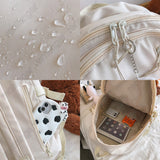 Weiyinxing Girl Fashion waterproof Bag Women Kawaii Trendy College Student Backpack Lady Cute School Bag Female Cool Book Backpack