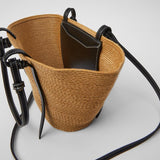 weiyinxing Capacity Splice Straw Bags Women Shoulder Bag Brands Woven Women&#39;s Handbag Summer Big Travel Beach Basket Bag Tote Purse