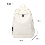 weiyinxing Fashion Women Backpack High Quality Female Soft PU Leather Preppy School Bag for Teenage Girls MenTravel Backpack Book Bag