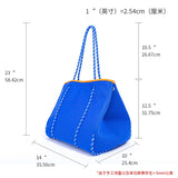 weiyinxing Neoprene Large Capacity Beach Bag Designer Women Shoulder Bags Summer Big Tote Lady Handbags Bali Shopper Bag Purses 2023