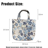 Weiyinxing Jacquard Canvas Shopping Bag Ladies Fashion Eco Friendly Reusable Foldable Small Tote Bag Cotton Fabric 2023 New