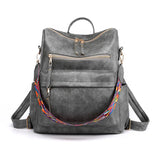 Weiyinxing Vintage Backpack Women High Quality Leather Backpack Large Capacity School Bags For Teenage Girls Women Travel Backpacks