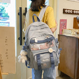 weiyinxing Fashion Lovers Rucksack Women Backpack Kawaii Bookbag for Teenage Schoolbag Laptop Mochila Female Travel Shoulder Bag