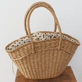 weiyinxing rattan women handbags wicker woven lady shoulder bags summer beach straw bag large capacity tote dot big baskets purses