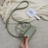 Weiyinxing Small Square bag 2023 Fashion New Quality PU Leather Women's Handbag Crocodile pattern Chain Shoulder Messenger Bags