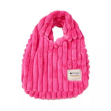 Weiyinxing Plush Women Messenger Bag Vintage Ladies Shoulder Crossbody Bags Large Capacity Students Girls Furry Tote Purse Handbags