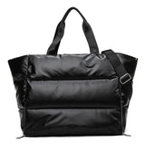 Weiyinxing Large Capacity Shoulder Bag for Women Waterproof Nylon Bags Space Padded Cotton Feather Down Big Tote Female Handbag 2023