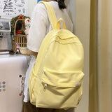 Weiyinxing Kawaii College Bag Cotton Fabric Student Women Backpacks Cool Teenage Girl School Bag Cute Ladies Fashion Backpack Trendy