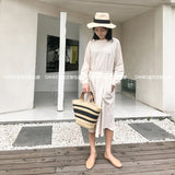 weiyinxing bamboo handle women handbags casual striped bucket bag large capacity rattan straw bags wicker summer beach travel purse