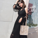 Weiyinxing Lace Ladies Handbag Summer Beach Wedding Bridal Party Hand Bag Bolsa Feminina Women's Shoulder Bag Shopping Bag