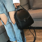 weiyinxing Designer Fashion Women Leather Backpack Mini Soft Touch Multi-Function Small Backpack Female Ladies Shoulder Bag Girl Purse