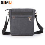 Weiyinxing Canvas Man Bag Famous Designer Vintage Male Single Shoulder Bag Daily Carry Messenger Bags School Crossbody Bag 25*9*30cm