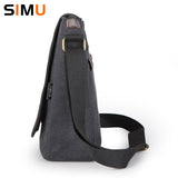 Weiyinxing Canvas Man Bag Famous Designer Vintage Male Single Shoulder Bag Daily Carry Messenger Bags School Crossbody Bag 25*9*30cm