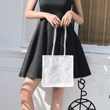 Weiyinxing Lace Ladies Handbag Summer Beach Wedding Bridal Party Hand Bag Bolsa Feminina Women's Shoulder Bag Shopping Bag